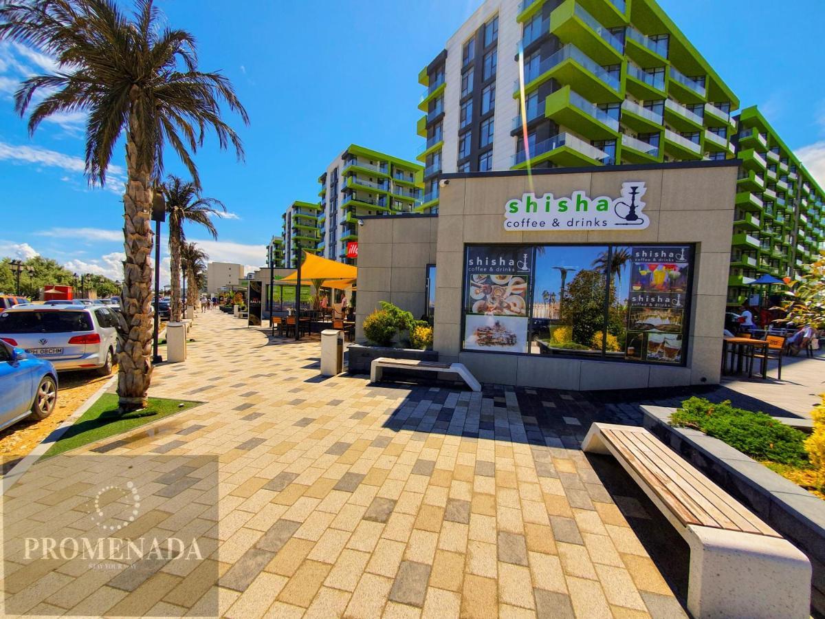 Sunfest Aparthotel Pool & Spa Mamaia Nord Năvodari Buitenkant foto