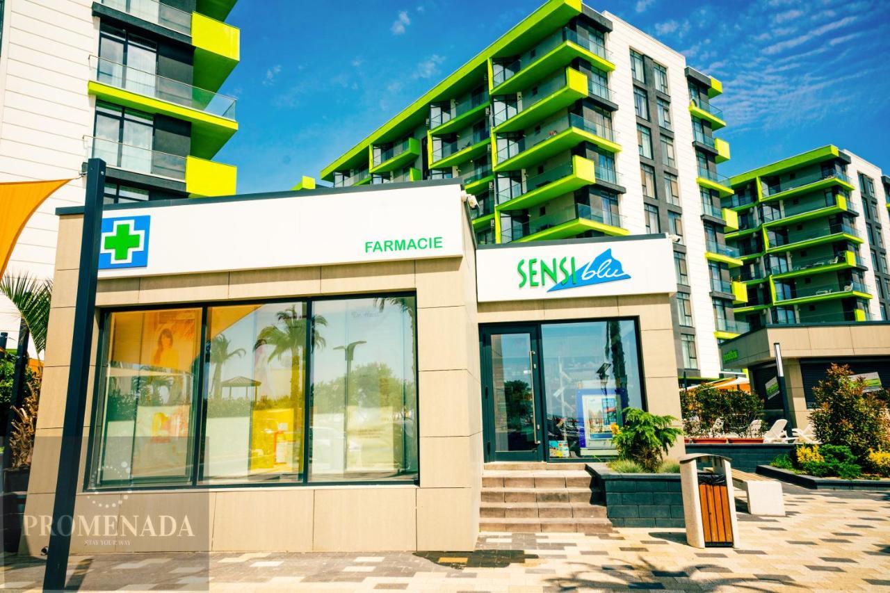 Sunfest Aparthotel Pool & Spa Mamaia Nord Năvodari Buitenkant foto